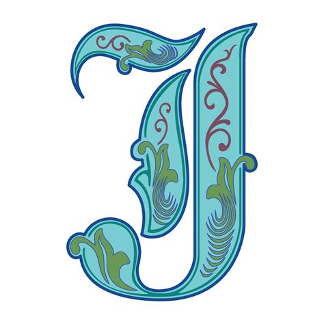 Art Royal Initial Caps Font Capital Letter J vector design 35785522 Vector Art at Vecteezy