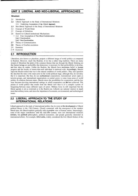 liberal and neo liberal approach - WMiT 2 LIBERAL AND NEO-LIIBERAL ...