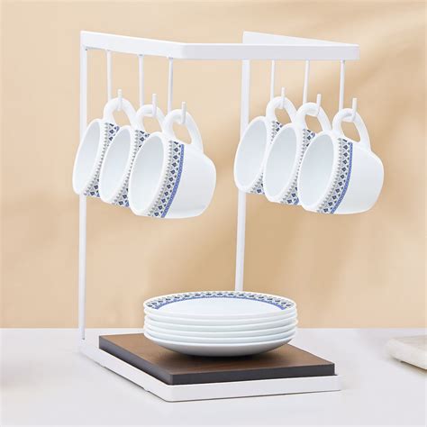 Larah by Borosil Ocean Cup n Saucers Set at Best Price Online in India ...