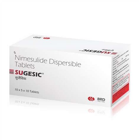 Sugestic - Nimesulide Dispersible Tablets - BRD Medilabs