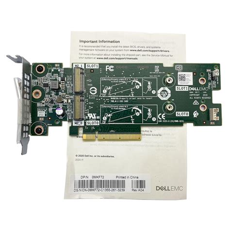 BestParts New Short Low Profile Bracket PCIE X8 to M.2 BOSS Adapter ...