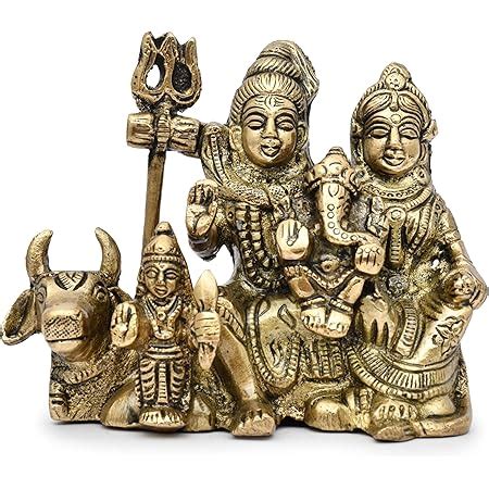 Buy AARGKRAFT Brass Shiva Pariwar - Shiva Family | Shiva Bholenath ...