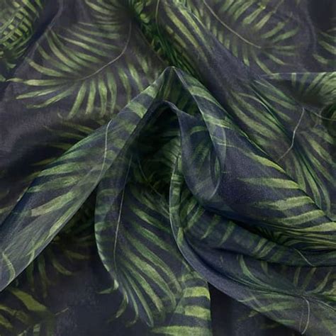 Multi Color Organza Printed Fabric