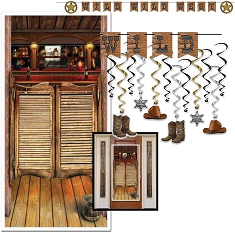 Buy Wild West Saloon Party Decorations Online India | Ubuy