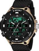 POPHATCH 9084 Black Analog-Digital Watch Analog-Digital Watch - For Men ...