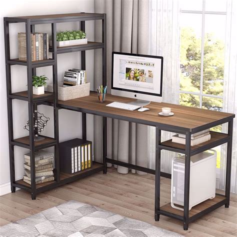 Tribesigns 67 Reversible Large Computer Desk with 9 India | Ubuy