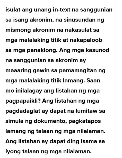 paano ginamit ang acronyms sa balita - Brainly.ph - acronym for philippines