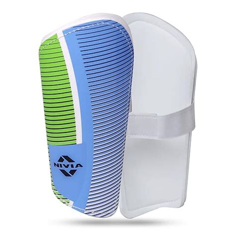 Buy Nivia Wisdom - 2018 Plastic Shin Guard for Youth (Small, White ...