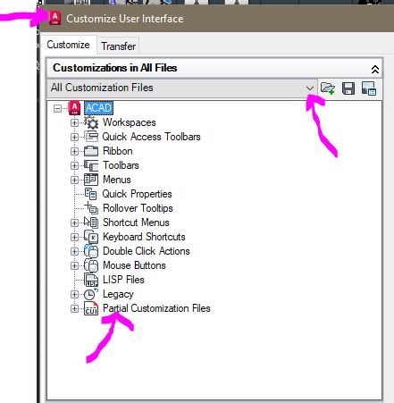 Image result for Change Express Menu Toolbar AutoCAD