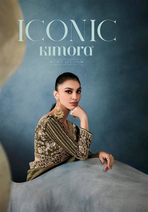 Kimora Iconic Exclusive Designer Embroidery Latest Saree Collection