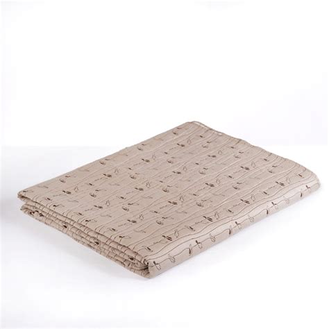 Cotton King Size Bed Cover Beige Online - Premium Bed Cover | Nestasia