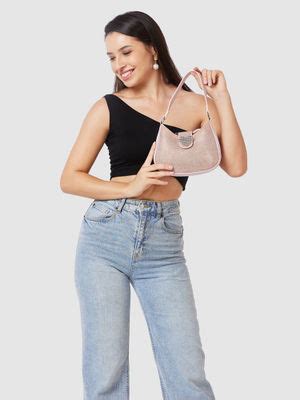 Buy Globus Women Nude Embellished Party Sling Bag Online