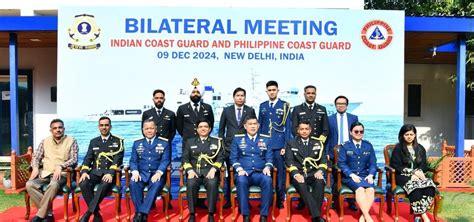 भारतीय तटरक्षक बल ने फिलीपीन तटरक्षक बल के साथ चल रहे सहयोग तंत्र के ...