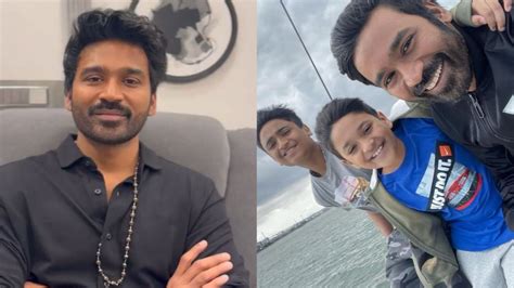 NEEK: Dhanush’s sons Yatra and Linga pose for happy picture as they ...