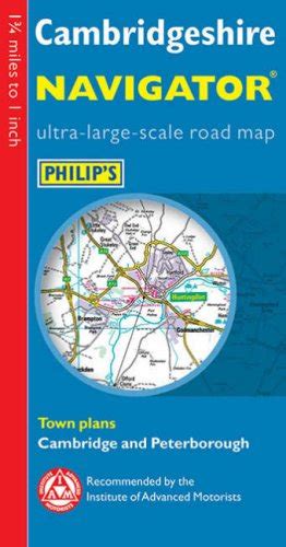 Buy Philip's Navigator Road Map Cambridgeshire Book Online at Low ...