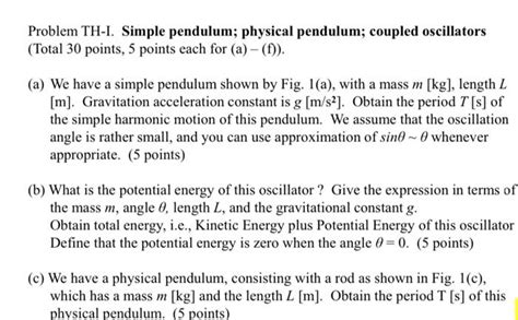 Image result for Physical Pendulum Problem