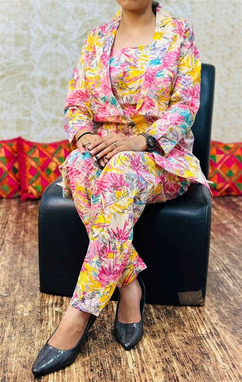 Premium Cotton Three Piece Co-Ord Set Catalogue 1