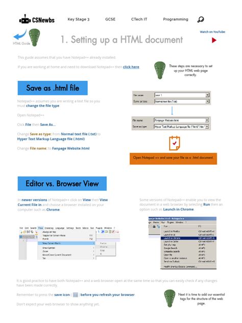Image result for HTML Set Up