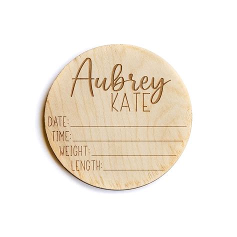 Newborn Announcement Sign For Hospital Baby Birth Announcement Sign ...