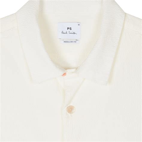 PS Paul Smith Men's Seersucker Short Sleeve Plain Shirt | Flannels