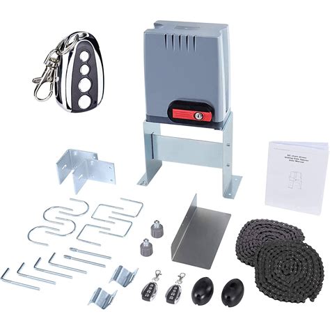 Buy CO-Z 1800 lb Automatic Sliding Gate Opener with 3 Remote Controls ...