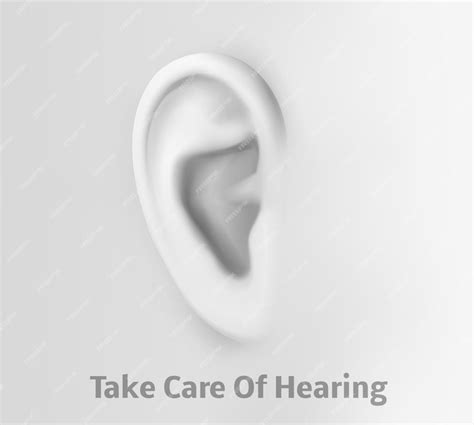 Vector human ear hearing treatment plastic surgery implantation ...
