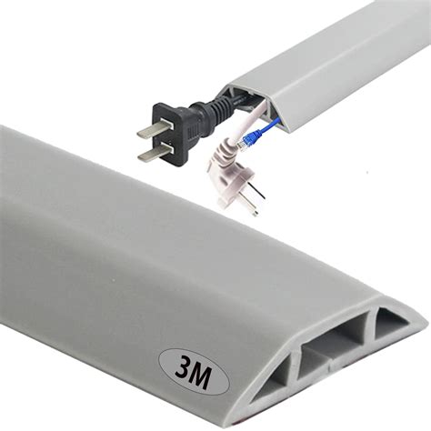 Buy TUDS Floor Cable Protector 3M Floor Cord Channel Wire Cover ...