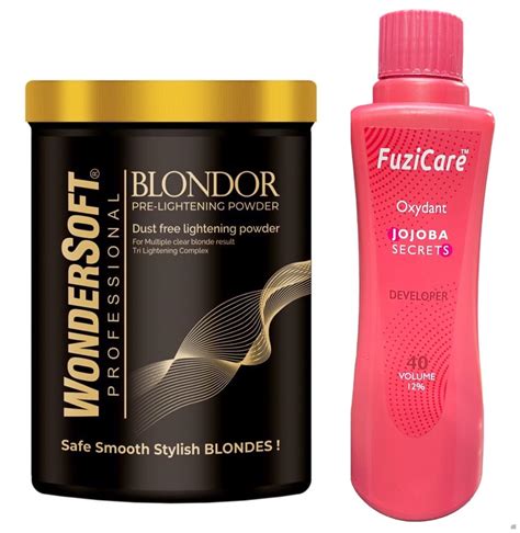 Wondersoft Professional Blonder Powder Lift Up To 10 Level With ...