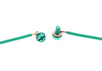 IDEAL Electrical 30-3392S 12 AWG Solid Pigtails with Screws - Green (5 ...