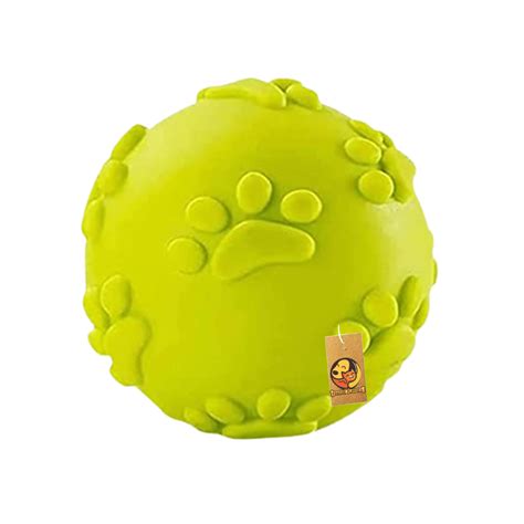 Dog Latex Claw Ball Squeaky Chew Toy - (Small, 6.5cm) for Small to Med ...