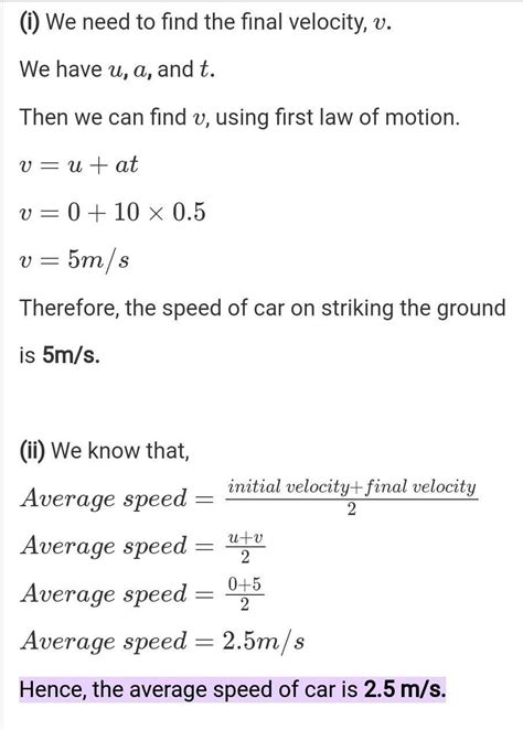 A car falls off a ledge and drops to the ground in 0.5 s . let g=10m/s² ...