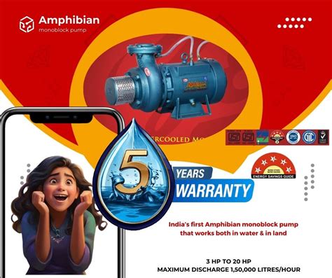 Amphibian Monoblock Pump for Versatile Water Solutions - Pumps ...