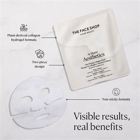 Vita-Toning Collagen Face Mask With Glutathione & Hyaluronic Acid 24g