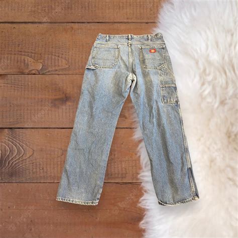 DICKIES CARPENTER JEANS VINTAGE DISTRESSED DICKIES... - Depop