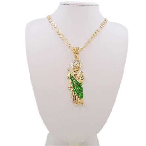 Saint-Jude-Necklace-14K-Gold-Plated-San-Judas-Pendant-Figaro-Chain.jpg