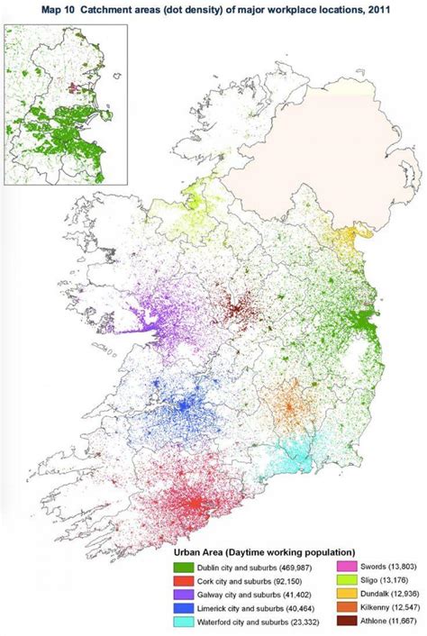 City Populations Ireland