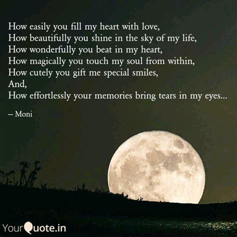 How easily you fill my he... | Quotes & Writings by Mahima Dua | YourQuote