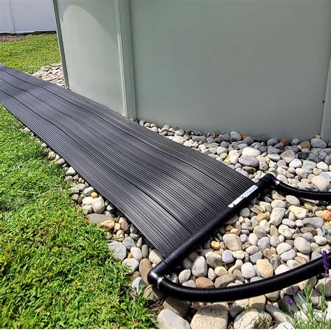 SunHeater S120U Universal Solar Pool Heater 2 by 20-Feet, Black ...