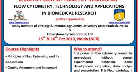 2-Days Flow Cytometry: Workshop FLOW CYTOMETRY: TECHNOLOGY ...