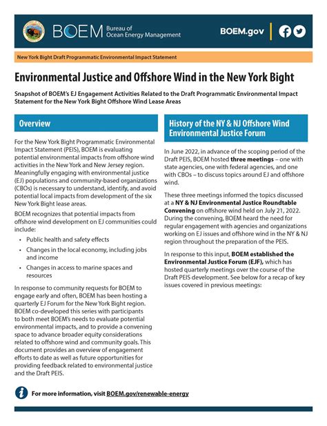 New York Bight Draft Programmatic Environmental Impact Statement ...