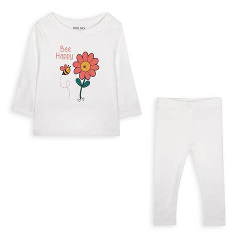 Kids White Kids Clothing Set – One Sky