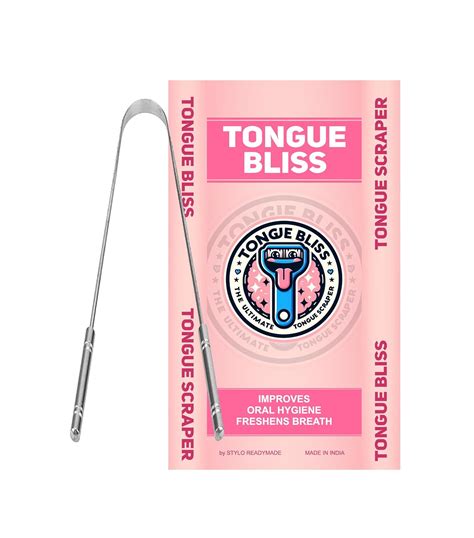 Bague Tongue Cleaner for Men and Women, Adults Pure Stainless Steel ...