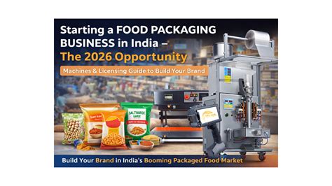 Starting a Food Packaging Business in India - The 2026 Opportunity