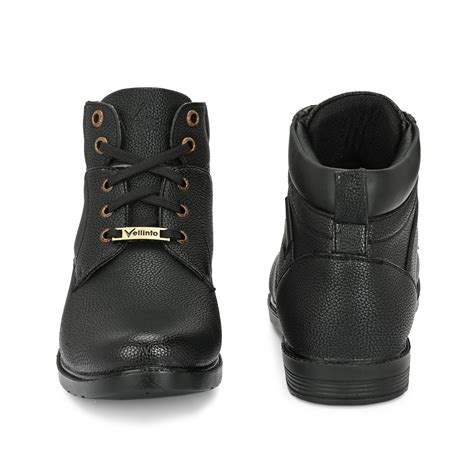 Vellinto BRONZO Casual Boots For Men ll Synthetic Leather Boots Casual ...