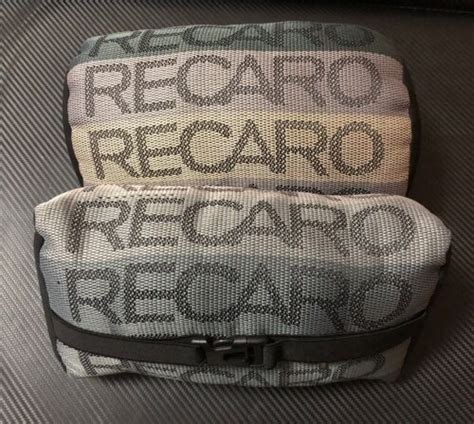 Buy x2 RECARO Gradation Neck Headrest pillow Fabric Racing seat ...