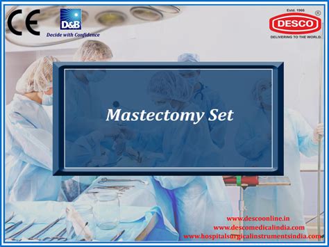 Mastectomy Surgical Instruments Sets - Manufacturers, Exporters ...