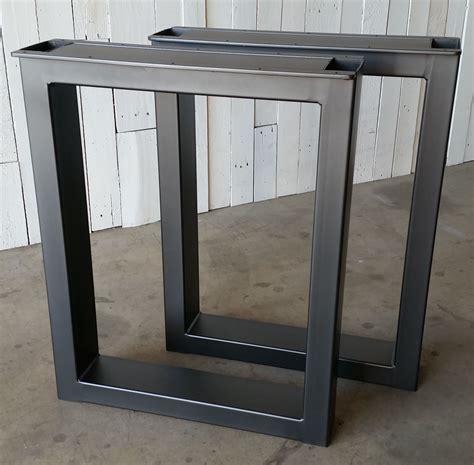 Custom Made Metal Table Legs (Burton) by Urban Ironcraft | CustomMade.com