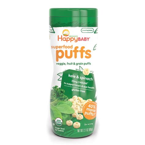 Order Happy Family Happy Baby Organic Puffs Veggie, Fruit and Grain ...