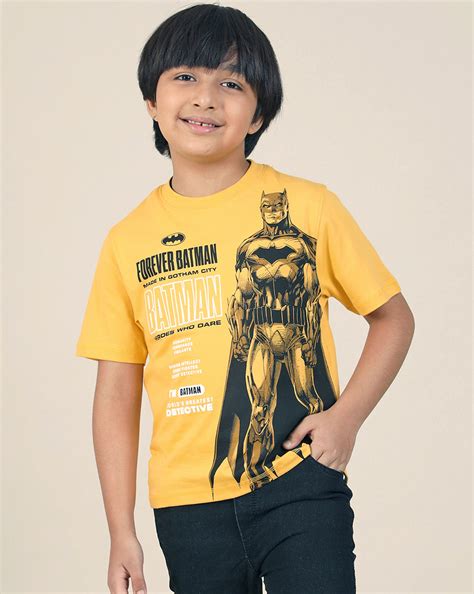 Batman Printed Regular Fit Tshirt For Boys – Kidsville