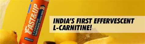 FAST&UP L-Carnitine Tartrate 1000mg (Pack of 20 Effervescent Tablets ...